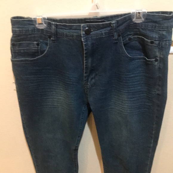 STEVE’S JEANS Blue Wash Denim Straight Leg Jeans-Size 34/30 - Picture 3 of 8